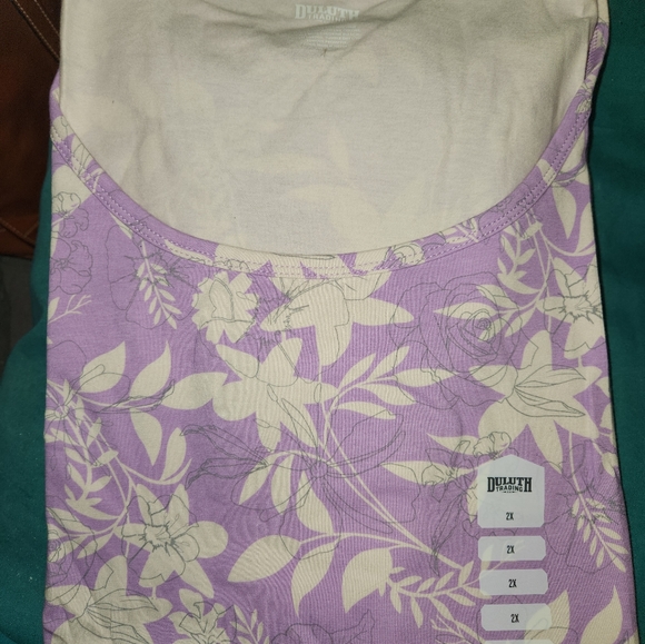 Duluth No Yank Tank Top with flowers - Picture 2 of 2